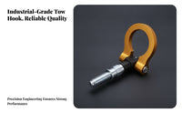 European-Spec Front Bumper Tow Hook Sturdy Screw-in Tow Hook Heavy-Duty Car Part for Recovery