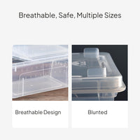 Amphibian Breeding Box, Transparent Stackable Vivarium