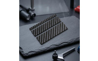 Carbon-Fiber Sanding Board Lightweight Model Sanding Board Woven Pattern