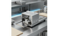 Stainless Steel Manual Bread Cutter Even Slicing Hamburger Bun Cutter Easy Operation for Bakeries, Restaurants