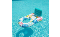 Inflatable Floating Lounge Cooling Mesh Pool Lounger Sun Tanning Inflatable Adult Size Water Suspended Lounger Quick-Drying