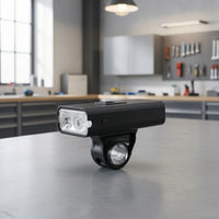 Bike Front Light Rechargeable Cycle Light with Bracket Cycle Headlight Holder Type-C Sturdy for Cyclists, Night Riding