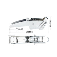 Marine Hardware Double-Roller Anchor Bracket Smooth