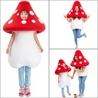 Spotted Fungus Costume Bulbous Fungus Outfit Party Costume with Foam Top Comfortable for Adults
