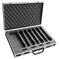 6 Slot Mic Case Reinforced 6 Slot Mic Case Portable for Transport