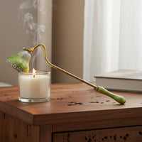 Long Handle Candle Wick Smotherer Puts Extinguish Safely Long Handle Candle Wick Dipper Gold Wick Dipper Minimizes Smoke