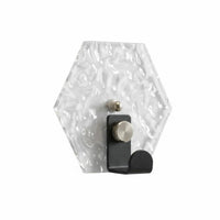 Wall Hook Decorative Versatile Clear Acrylic Hook for Washroom, Entryway, Bedroom