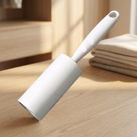 Pet Hair Remover with Handle for Car Cleaning and Sofa Cleaner, Extra Sticky Roller for Clothes and Car Seats, Removes Cat and Dog Hair, 1 Pack
