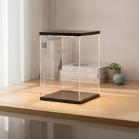 Dustproof Action Figure Display Case Transparent Model Display Box High Transparency Lighted for Collectors