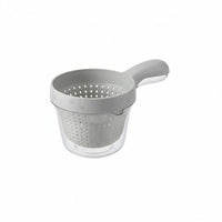 Multi-Functional Double Layer Colander Bowl Fast Draining Handled Fruit Washing Basket Compact Size 2-in-1 Strainer and Bowl Set