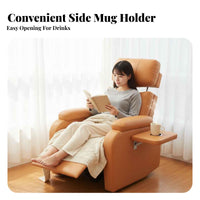 Power Adjustable Recline Electric Reclining Armchair singlepress Control Electric Recliner Full physique Support Lounge Chair Ergonomic Design for Home Theater aficionados, Homeowners, Business Owners, cosmetic salon, Study, Bedroom, Nursery