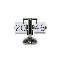 Simple Design Automatic Flip Clock Mechanical Movement Automatic Page Turning Flip Clock Easy to Read for Living Room