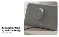 Anti-Collapse Beauty Bed Pillow Universal Rectangular Pillow with Neck Roll Ergonomic Design for Spa Professionals