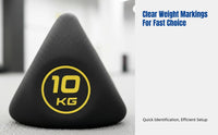 Triangle Kettlebell, Cast Iron, Coated, Large Ring Handle, Multifunctional Home Fitness Dumbbell