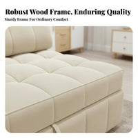 Multi-Functional Single Fold-extendable Bed Multifunctional Design Pull-extendable Single Sleeper Chair Foldable transformable Armchair Space-Saving for Apartment Dwellers, Homeowners, Office Workers, Living Room, Small Spaces, Bedroom