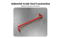 Multi-Functional Firefighter Forcible Entry Tool Heat Treated High Carbon Steel Industrial Grade Heavy Duty Wrecking Bar Beveled End for Firefighters, Emergency Responders, Construction Workers, Jobsite, Home Renovation, Workshop, Warehouse