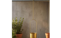 Iron Hanging Planter Detachable Hook Metal Hanging Pot Wall Mounted Iron Planter Nordic-Style Plant Holder Minimalist