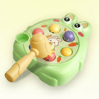 Whack-Atarget Game Interactive Whack-Atarget Game with Hammers Pounding Toy with Hammer Sound Pounding Toy Compact for Children