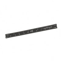 Triangular Scale Ruler Metal Alloy Model Drafting Ruler Lightweight Stationery
