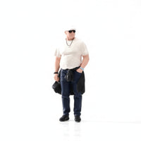 Miniature Male Figure Painted Male Figurine Casual for Diorama, Desktop Display