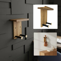 Wooden Guitar Hanger Decorative Ukulele Wall Hanger Universal Music Storag for Artists