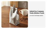 Stainless Steel Close Ing Clamp Multi-Functional Stainless Steel Bag Clamp Metal Food Bag Clamp Air Tight Close Multipurpose