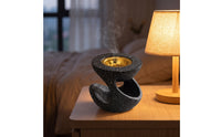 Resin Scent Burner Sculptural Scent Holder with Metal Cup Stable for Home Decor, Office