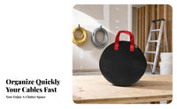 Soft-Sided Waterproof Storage Tote Black Waterproof Storage Bag