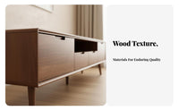 Nordic Design Lowlow-height TV Stand Modern Minimalist Living Room Furniture Ample Storage entertainment unit TV cabinet for Families, homeowners, Young Adults, Bedroom