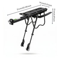 Cylindrical Bike Rack with Quick Release Clamp Reflective Bike Rack with Quick-Release Long-Lasting Sturdy for Commuters