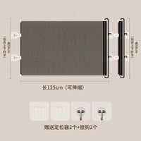 Roll-up Retractable Pet Gate Wall-Mounted Mesh Pet Gate Space-Saving Safe for Apartments