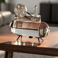 Crystal Ornament with Legs Modern Crystal Figurine Minimalist Decor for TV Cabinet, Office Shelves