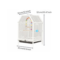 House-Top Enclosure Metal Pet Enclosure Vertical Wires
