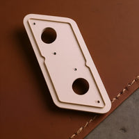 Leather Cutting Die Locating Posts Handcraft Cutting Template Circular Cutouts Craft Tool for DIY
