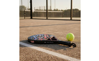 Fiberglass Surface Padel Racket Shock Absorbing Grip Padel Tennis Racket
