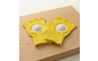 Stretch-Fit Fingerless Gloves with Hand Pads Ribbed Knit Stretchy for Performers, Spectators, Concerts, Sports Events