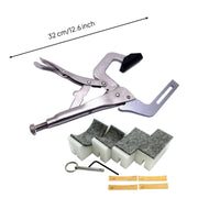 Handheld Fret Press Interchangeable Curve Inserts Guitar Fret Press Tool Adjustable Pressure for Luthiers
