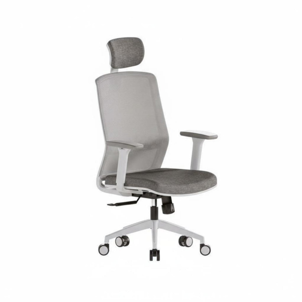 Height Adjustable Ergonomic rotate Chair with casters Breathable spinerest mediumsupportive Mesh Computer Chair Quiet Rolling Casters Office Furniture Rocking Function for Home Workers, Students, Adults, Study Room, Bedroom