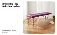 High Weight Capacity Foldable Massage Bed Thick Cushioning Portable Massage Table Water and Oil Resistant Foldable Spa Bed Easy to Clean for Estheticians, Physical Therapists, Home Users, Beauty Salons, Medical Facility S, Medical Facility