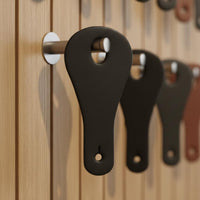 Leather Belt Hanger Tab Long-Lasting Single Layer Leather Strap Slimline