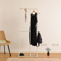 Metal Garment Rack, Freestanding Coat Organizer