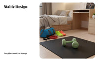 Compact Size Small Exercise Dumbbell Ergonomic Design Fixed Dumbbell Long-Lasting Construction Fitness Equipment Floor-Friendly for Women, Children, Beginners, Home Gym, Dorm Room, Office