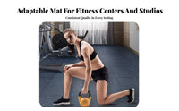 connecting Rubber Gym Tile impact Absorbent connecting Tile Noise Reducing Non-Skid for Fitness devotees, Basement