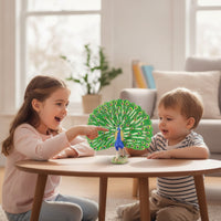 Peacock Figurine Realistic Peacock Bird Figurine Bird Model Detailed Safe for Children, Tabletop, Shelf