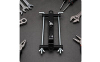 Adjustable Battery Hold-down Bracket Rust Resistant Battery Clamp with Threaded Rods Secure Hardware Anti Oxidation for Automotive Engine Bay
