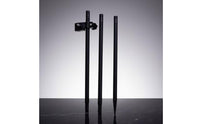 Adjustable Umbrella Pole with Clamp Metal Ground Spike Umbrella Stand Portable Secure for Beach, Garden, Camping