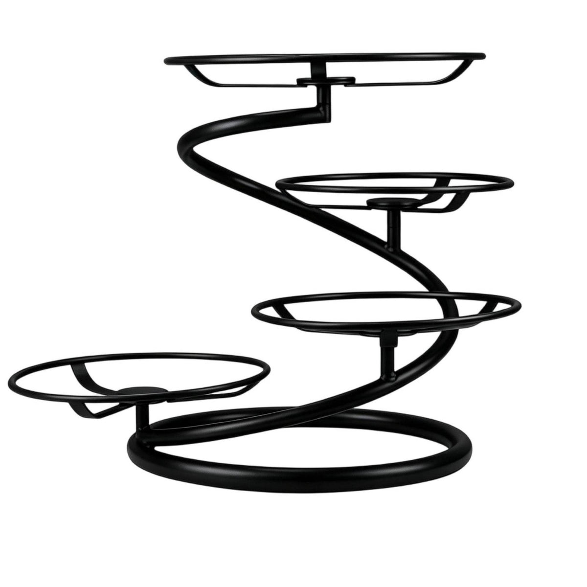 Tiered Serving Stand Multi-Level Spiral Serving Stand Tabletop Space-Saving for Hosts, Parties, Buffets