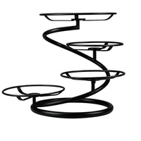 Tiered Serving Stand Multi-Level Spiral Serving Stand Tabletop Space-Saving for Hosts, Parties, Buffets