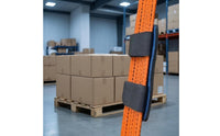 Shielding Cargo Strap Pad Neoprene-Like Strapping Pad Rounded Corners Cam Buckle Straps Blue