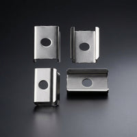 LED Strip Stainless Steel Fixing Clips for Under Cabinet Lighting, Kitchen Strip Lighting Mounts, Secure Self Tapping Screws, Cabinet Lighting